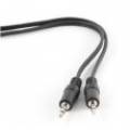 GEMBIRD CABLE AUDIO 3.5mm JACK MACHO MACHO 1.2Mts