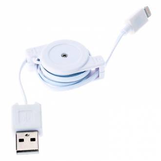 CABLE DE DATOS Y CARGA PARA IPHONE 5 LIGHTNING RETRACTIL