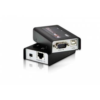 ATEN MINI KVM USB EXTENDER PROLONGADOR AMPLIFICADOR KVM USB Y VGA (HASTA 100 MTS.)