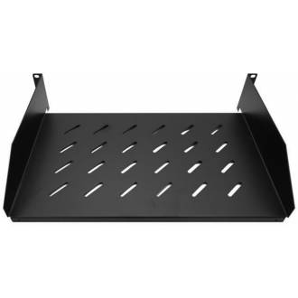 BANDEJA FIJA RACK FONDO 275mm NEGRO PARA MURAL 450MM