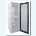 PUERTA METALICA PERFORADA 27HU (140cm) ANCHO 600mm NEGRO