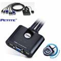 ATEN CONMUTADOR COMPACTO KVM USB 2x1 (CONMUTA POR BOTON)