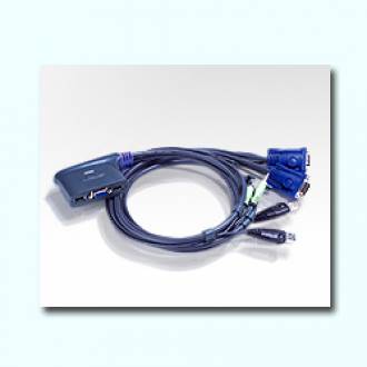 ATEN CONMUTADOR KVM 2X1 USB + AUDIO