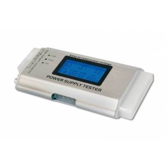 DIGITUS TESTER COMPROBADOR PARA FUENTES DE ALIMENTACION LCD