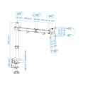 TOOQ SOPORTE MESA MONITOR/TV 13