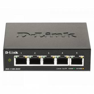 D-LINK SWITCH 10/100/100 5 PTOS GESTIONN EASY