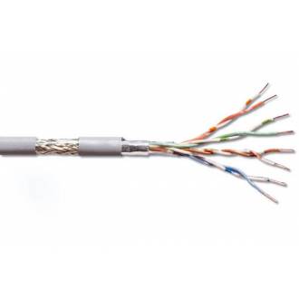 DIGITUS CABLE SFTP CATEGORIA 5e DOBLE APANTALLAMIENTO 100 Mts. COBRE SOLIDO