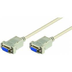 CABLE NULL MODEM DB 9 HEMBRA ---> HEMBRA DE 1,8 Mts. MOLDEADO (C-3)
