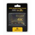 GEMBIRD SWITCH HDMI 5X1 / 4K / SOPORTE 3D / HDCP 1.4 / MANDO A DISTANCIA