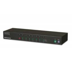 DIGITUS CONMUTADOR KVM 8 PCS - 1 ESTACION EMULACION+RATON