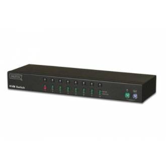 DIGITUS CONMUTADOR KVM 8 PCS - 1 ESTACION EMULACION+RATON