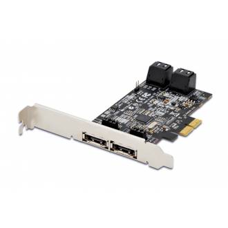 DIGITUS TARJETA CONTROLADORA PCI EXPRESS SATA III - 4 DISPOSITIVOS RAID