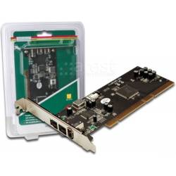 DIGITUS TARJETA FIREWIRE IEEE 1394 3 PUERTOS CHIPSET TI 82AA