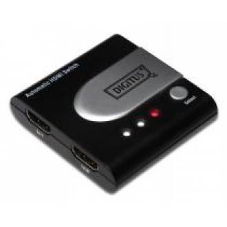DIGITUS CONMUTADOR VIDEO SELECTOR HDMI DE 2 ENTRADAS 1 SALIDA