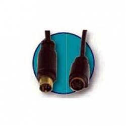 S-CABLE ADAPTADOR SVHS 4H - VHS 7M DE 15 CMS. (C-12)