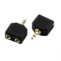 BIFURCADOR JACK STEREO 1 MACHO - 2 HEMBRA