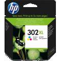 HP Nº 302XL DeskJet 1110/2130/3630 COLOR - 330 pag.