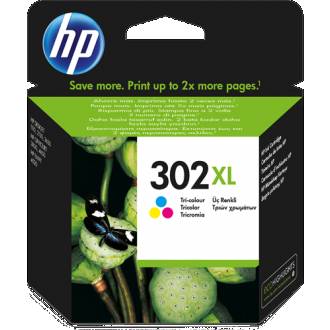 HP Nº 302XL DeskJet 1110/2130/3630 COLOR - 330 pag.