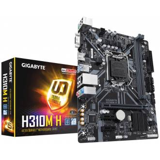 PLACA BASE GIGABYTE H310M-H 1151 MATX 2*DDR4 / PCIE / 6*SATA3 / 8*USB / VGA / HDMI