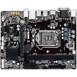 PLACA BASE GIGABYTE 1151 GA-H110M-S2H 2xDDR4 VGA/HDMI/DVI