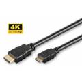 CABLE HDMI TIPO A MACHO ---> MINI HDMI C MACHO DE 1 Mts.