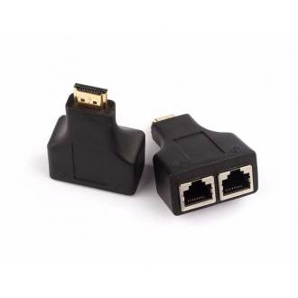 KIT EXTENSOR/REPETIDOR HDMI POR CABLE UTP RJ45 30 Mts. (2*UTP)