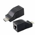KIT EXTENSOR/REPETIDOR HDMI POR CABLE UTP RJ45 30 Mts. (1*UTP)