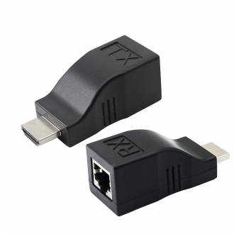 KIT EXTENSOR/REPETIDOR HDMI POR CABLE UTP RJ45 30 Mts. (1*UTP)