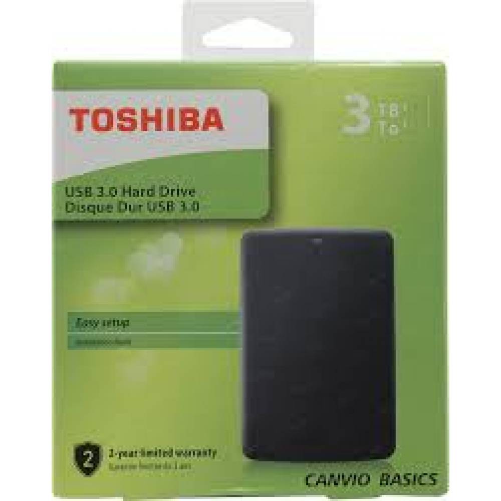 frente comprender Evolucionar DISCO DURO EXTERNO TOSHIBA 3TB CANVIO BASICS 2.5" USB 3.0, N