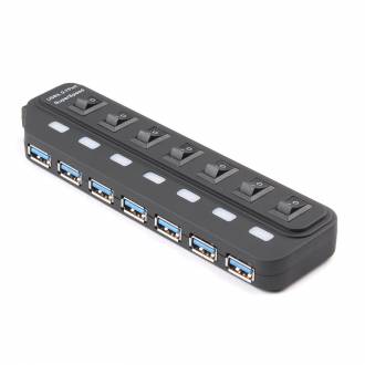 COOLBOX HUB USB 3.0 - 4 PUERTOS USB 3.0 + 2 PUERTOS USB 2.0 + ALIMENTADOR