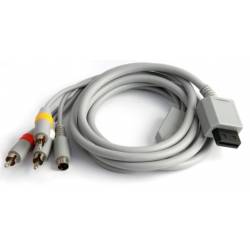 CABLE PARA WII CON SALIDA RCA Y S-VIDEO