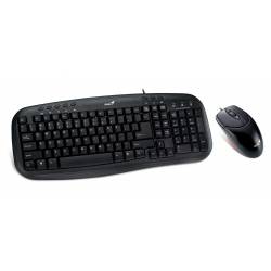 GENIUS TECLADO + RATON USB NEGRO