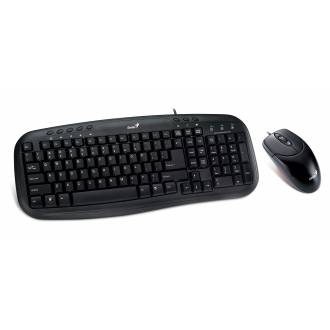 GENIUS TECLADO + RATON USB NEGRO