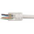 CONECTOR FACTIL MACHO RJ45 CAT-6 - BOLSA 10