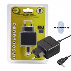 CARGADOR ALIMENTADOR TABLET 12V 1.5A - 18W - 3.0*1.0mm