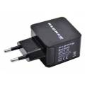 KLONER ALIMENTADOR USB DE PARED 5V 3.1A - 3 PUERTOS USB