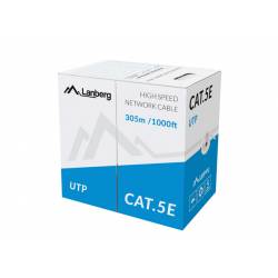 LANBERG BOBINA CABLE CAT 5E SOLIDO 305 METROS