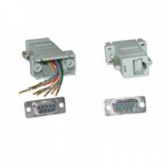 ADAPTADOR DB9 MACHO ---> RJ45 HEMBRA