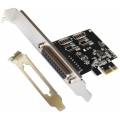 CONTROLADORA PCI-EXPRESS 1 PARALELO + CHAPA PERFIL BAJO