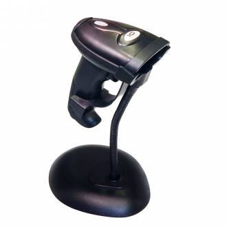LECTOR CODIGO BARRAS LS-270UN USB LASER NEGRO SOPORTE