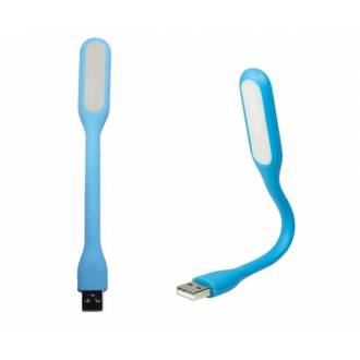 LAMPARA FLEXIBE USB AZUL