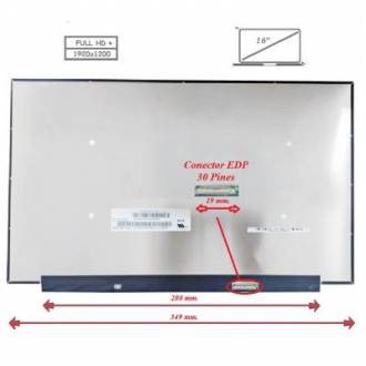 PANTALLA PORTATIL LED 16 FULLHD+ 30PIN