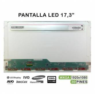 PANTALLA PORTATIL LED 17.3 1920*1080 FULLHD 30PIN