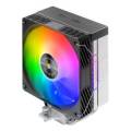 VENTILADOR CON DISIPADOR DE CPU MARS GAMING MCPUX4ARGB NEGRO ARGB PWM SI 120MM TDP 220W
