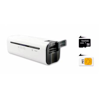 ROUTER MIFI 4G + POWERBANK + MICROSD