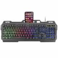 MARS GAMING MK120ES TECLADO GAMING FRGB ALUMINIO SOPORTE SMARTPHONE