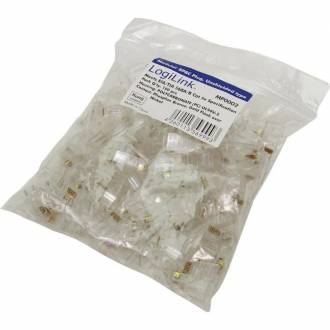LOGILINK CONECTOR MODULAR RJ45 CAT 5E / BOLSA 100UDS