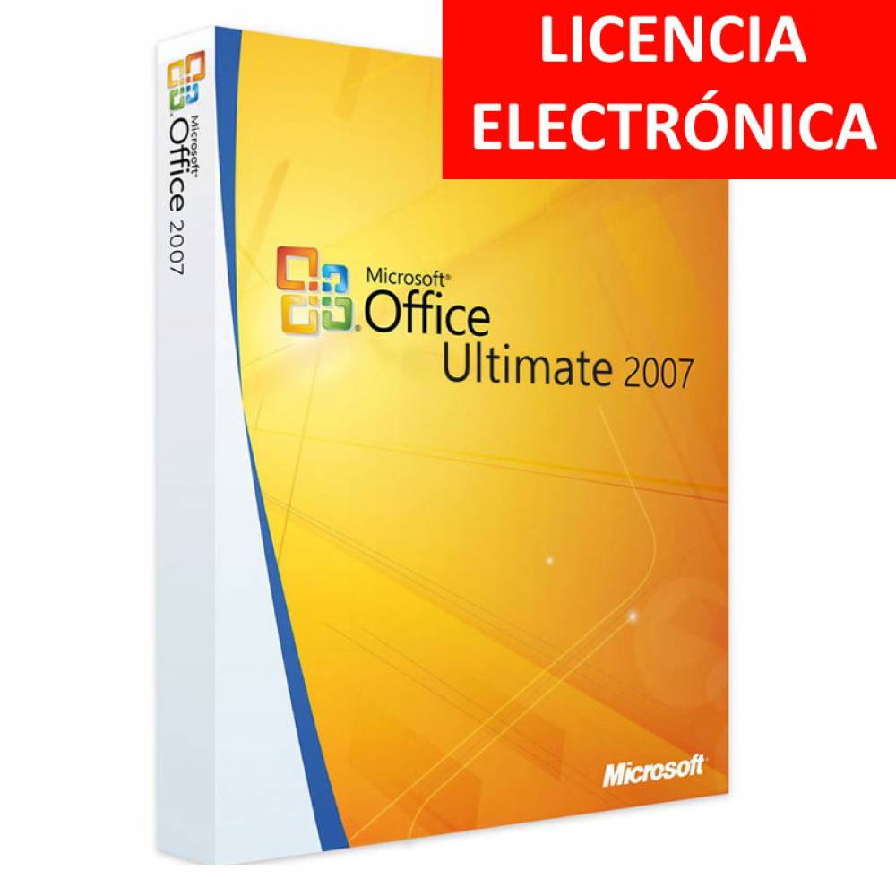 MICROSOFT OFFICE 2007 ULTIMATE - LICENCIA ELECTRONICA (NO DVD/COA - SOLO  CLAVE)