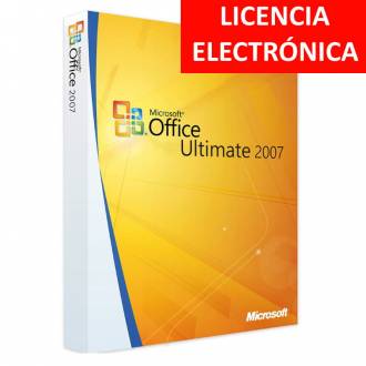 MICROSOFT OFFICE 2007 ULTIMATE - LICENCIA ELECTRONICA (NO DVD/COA - SOLO CLAVE)