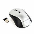 GEMBIRD RATON MUSW-4B-02-BS USB BLANCO/NEGRO INALAMBRICO